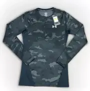 Under Armour ColdGear Infrared Compression Crew Long Sleeve Black Camo Size M