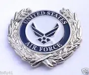 UNITED STATES AIR FORCE SYMBOL WITH WREATH (1-1/8") Military Hat Pin P18054 EE