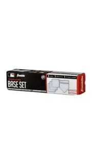 Franklin Sports MLB Throw Down 5 Pc Rubber-Tek Base Set