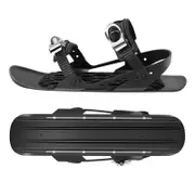 New Upgrade - Mini Short Ski Skates For Snow,short Snowskates Snowblades Skiboards Ju