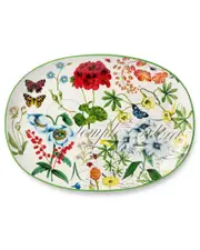Certified International Greenhouse Oval Platter