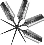 PAMINGONO 2-in-1 Hair Coloring Kit Perm Brush Hair Dye Applicator for Salon Home