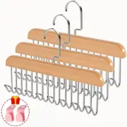 Bra Hangers for Closet Organizer with 16 Metal Hooks Belt Hanger for Closet