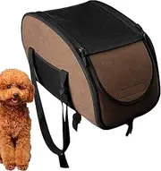 Small Dog Car Seat - Dog Car Bed with Safety Belt - Washable Puppy Cat Travel Crate for Driving Road Trip Daily Commute Outdoor