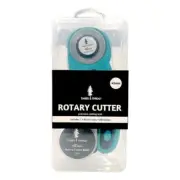 NEW Timber & Thread Rotary Cutter WHITE includes 7 refill blades