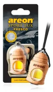 AREON Fresco FSL01 Hanging Car & Home Air Freshener - GOLD Scent
