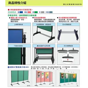 【布面+磁白板海報架 SW-912B】標示牌 公布欄 布告欄 活動廣告 佈告板 佈告欄 文宣 美編