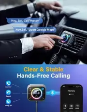 Bluetooth 5.3 FM/AUX Bluetooth Car Adapter 3 Ports PD&QC 3.0 FM Transmitter