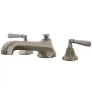 Kingston Brass KS430.HL Metropolitan Deck Mounted Roman Tub - Nickel