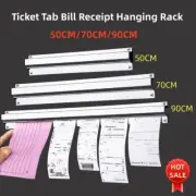 Wall Mounted Bill Ticket Menu Holder Kitchen Restaurant Office Order Tab Grabber