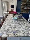 Wild Agate Stone Counter Desk Table Centerpiece Handmade Arts Home Interior Deco