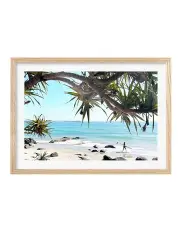 [Profile Australia] Australian Made Ocean View Art Print A2 in Natural Frame