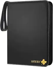 900 Cards Pocket Trading Card Binder Zip Trading Card Album Folder Case