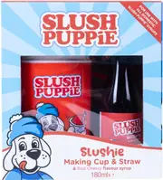 Slush Puppie - Making Cup & Red Cherry Syrup Set