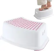 HELVES Poop Stool - Non-Slip Bathroom Potty Step Stool | Ergonomic and Stable Squatting Stools, Heavy Duty Potty Stool for Adults, Seniors, and Kids
