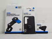 QUAD LOCK KIT GALAXY S23 MAG Case, Dampener, Handlebar Mount *EXPRESS*