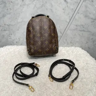 【翰貝格名牌館】二手真品 LV PALM SPRINGS MINI 原花 迷你 三用 後背包 M41562