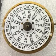 Golden Gilt Swiss Made ETA955.422 Quartz Watch Movement with Day Date Function P