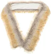[BATHVEVE] Faux Fur Winter Shawl Collar for Women Warm and Stylish Wrap for Cold Days for Daily Wear Street Fashion and Special Occasions Long and Design