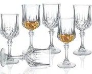 Cordial Glasses with Stem,Sherry Glasses | Port glasses | Crystal Shot glasse...