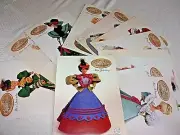 12 Crochet Patterns for Gibson Girl Collection of Gay Nineties Annie's Calendar