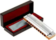 Harmonica,10-Hole 20 Tones Professional Diatonic Blues Harmonica Key of Db with