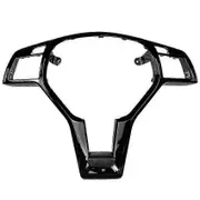 Steering Wheel Trim Cover for Mercedes Benz C/E/GLA/CLA Class W176 W204 W212 X156 C117 Gloss Black