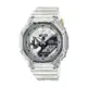 【CASIO G-SHOCK】40周年Clear Remix系列八角休閒腕錶-透明款/GMA-S2140RX-7A