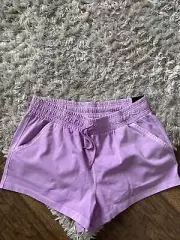 New Calia Weekend Shorts Size XL Lilac Fields High Rise Relaxed