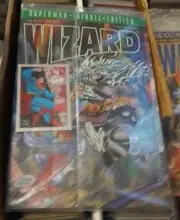 Wizard Magazine Superman Tribute Edition w/Card 1993 SEALED Doomsday MINT