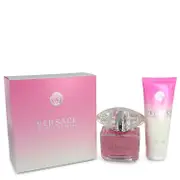 Bright Crystal by Versace Gift Set -- 3 oz Eau De Toilette Spray + 3.4 oz Body Lotion for Women