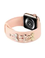 Apple Watch Charms Ribbon Shaped Apple Watch Accessories Compatible With All