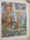 John Powell Story Teller Serigraph # 110 37x30 (w/border)33x24(w/o) (COA)