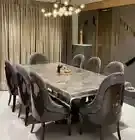 Smoky Quartz Crystal Agate Table, Agate Dining Table, Geode Agate Coffee Table