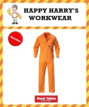 Hard Yakka Lightweight Coverall Y00030 DISCONTINUED Safety Orange 20% Off NEW!