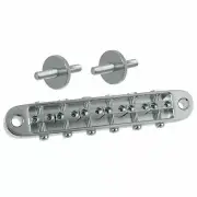 NEW Gotoh 510BN Tunematic Height Adjustable Saddles Tune-O-Matic Bridge - CHROME