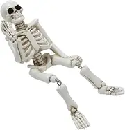Milisten Halloween Waving Skull Figurine - Decorative Skeleton Sculpture, Haunted House Decor for Halloween Spooky Home Decor Haunted House Decorations Party Favors