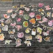 Axolotl Sticker 50 Pack Funny Love Cartoon Cute Lizard Pet Decals Waterproof New