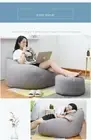 Large Bean Bag Cover Comfy Chair Sofa Lazy Lounger Cover Waterproof Kids Adult