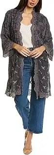 [Johnny Was] House Ecaterina Kimono - C45523-2 (Graphite, Medium), Graphite, Medium