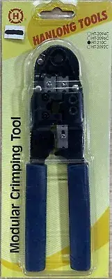 Hanlong Tools HT-210C Crimp Tool for RJ45 Modular Plugs, 8P8C