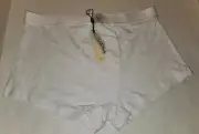 Cosabella White Stretch Size Medium Boyshorts Booty Shorts NWT