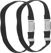 [Minkissy] 2Pcs Magnetic Belts Elastic Waist Belts for Boys Durable with Magnetic Buckle for Ages Stylish