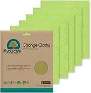 If You Care Sponge Cloth Pack of 5, Green