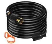 VEVOR 40 ft Generator Extension Cord 30 Amp 125/250 Volt w/Twist Lock Connectors
