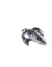 [Cudworth] Trout Fish Lapel Pin in Silver
