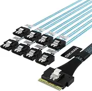OIKWAN SlimSAS 8i to 8+SATA, SlimSAS Host/RAID to SATA Target HD