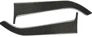 ATATNK Compatible for Mustang GT 2015-2021 Car Accessories Carbon Fiber Interior Car Front Door Panel Trim Stickers Decals Decoration Cover(Small)