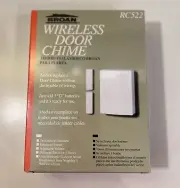 Broan Wireless Door Chime Kit White Sealed In Box-Adj Vol NuTone RC522WH