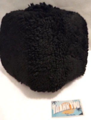 VIVE Health Knee Walker Pad Black Plush Adult Faux Sheepskin Comfort Cushion